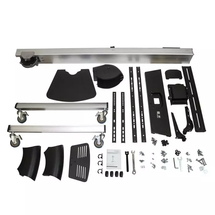 StarTech.com Floor Mounting Mobile TV Stand for 1 x Screen 75 inch Screen Size, STNDMTV70