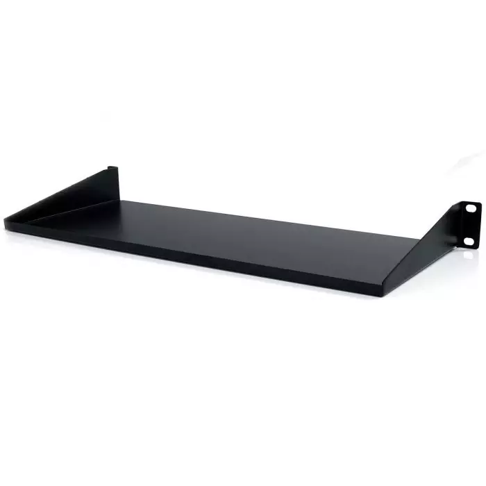 StarTech.com Black Rack Shelf 1U 15 Kg Load 443mm x 178mm, CABSHELF1U