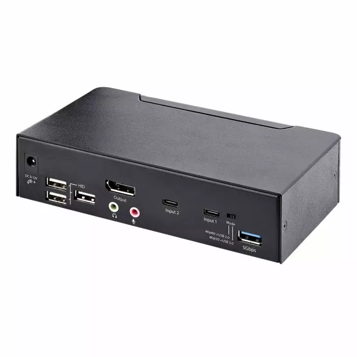 StarTech.com 2 Port USB DisplayPort KVM Switch 3.5 mm Stereo 5120 x 1440 Maximum Resolution, SV231DPUCA