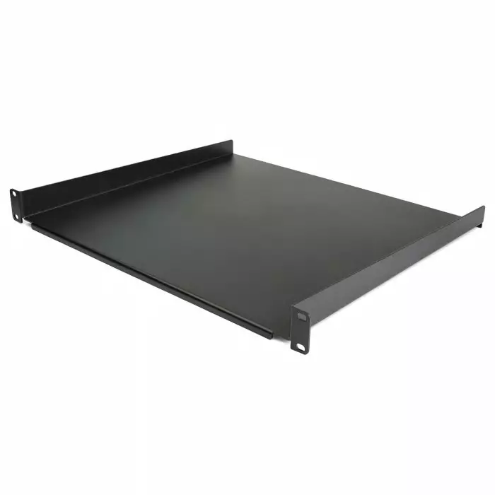 StarTech.com Black Rack Shelf 1U 20 Kg Load 483mm x 401mm, CABSHELF116