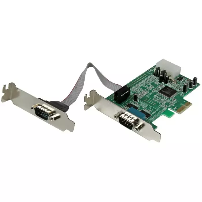 StarTech.com 2 Port PCIe RS232 Serial Card, PEX2S553LP