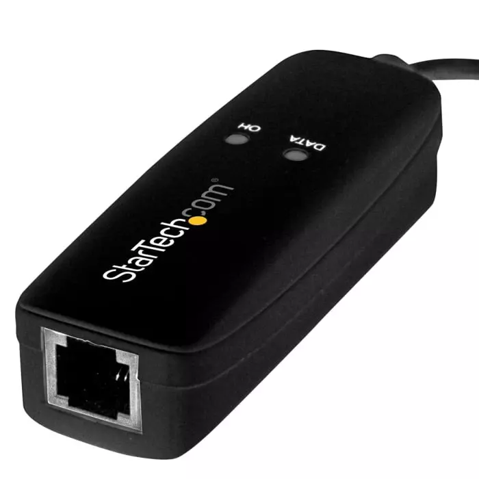StarTech.com Port USB Ethernet Adapter USB 2.0 USB A to RJ11, USB56KEMH2
