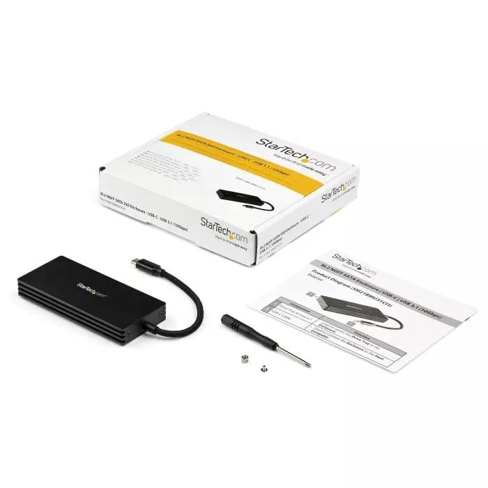 StarTech.com 22mm M.2 SATA Hard Drive Enclosure USB 3.1, SM21BMU31CI3