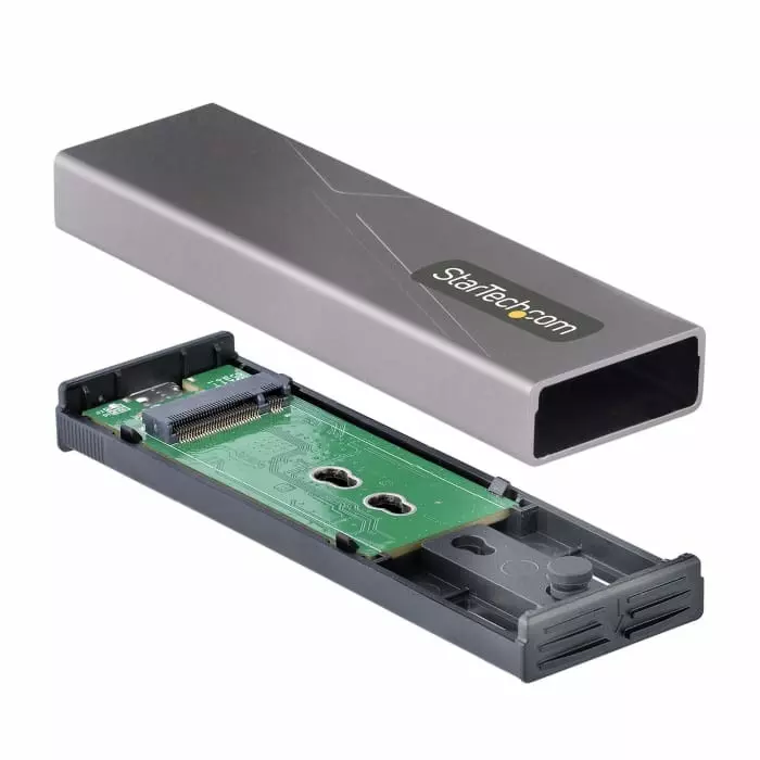 StarTech.com 0.86 inch M.2 SATA Hard Drive Enclosure USB C, M2-USB-C-NVME-SATA