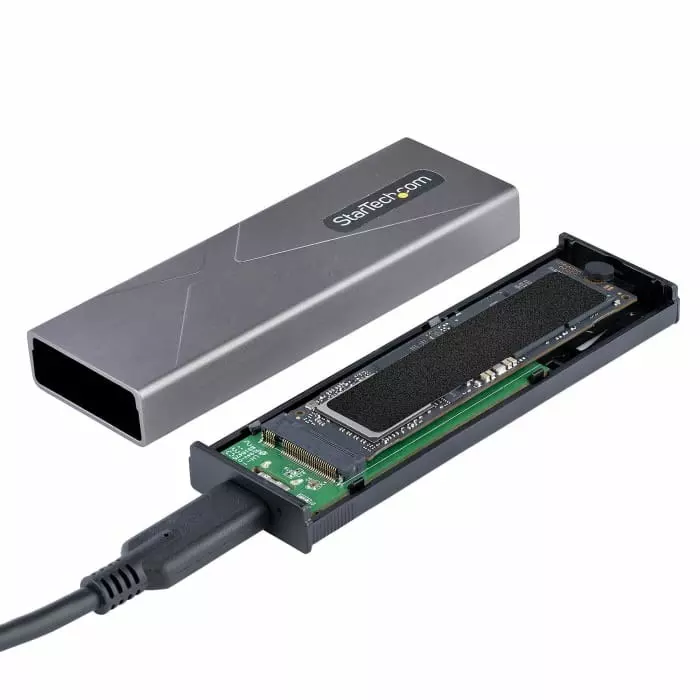 StarTech.com 0.86 inch M.2 SATA Hard Drive Enclosure USB C, M2-USB-C-NVME-SATA