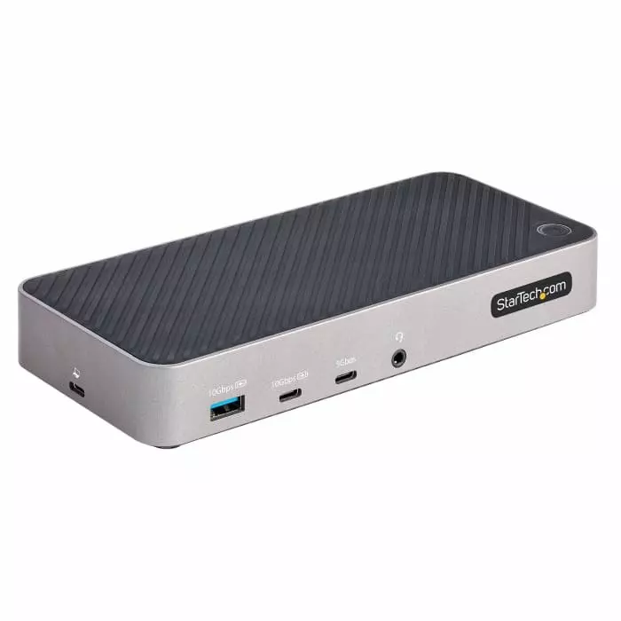 StarTech.com Triple Monitor 4K @ 60Hz USB-C Docking Station with DisplayPort HDMI - 5 x USB Ports USB A USB C, 116U-USBC-DOCK