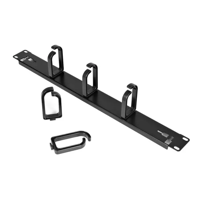 StarTech.com Steel Cable Management Panel for Use with Server Racks and Cabinets Wiring Closets, CABLMANAGER2