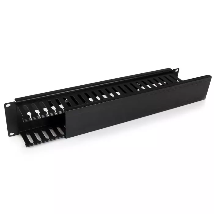 StarTech.com Steel Cable Duct for Use with Server Racks and Cabinets Wiring Closets, CMDUCT2U