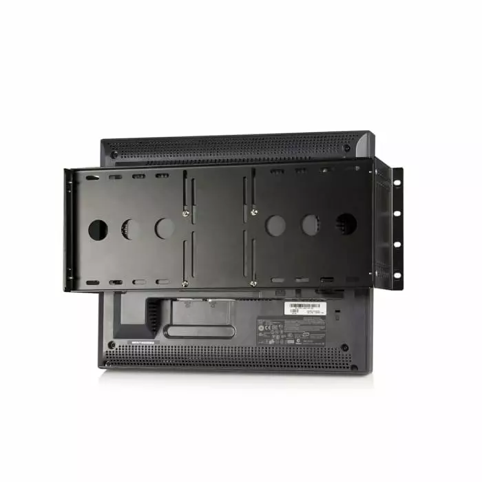 StarTech.com VESA LCD Series Monitor Mounting Bracket for Use with 19 inch Racks and Cabinets, RKLCDBK