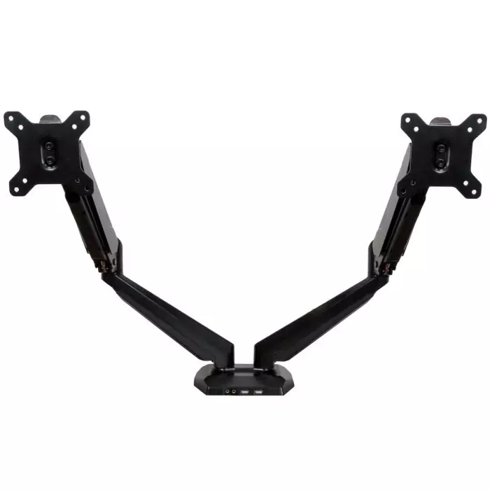 StarTech.com Desk Mounting Monitor Arm for 2 x Screen 32 inch Screen Size, ARMSLIMDUO