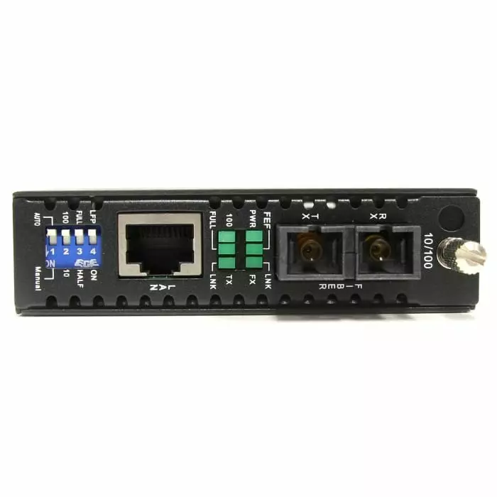 StarTech.com RJ45 SC Media Converter Single Mode 10/100Mbit/s Half/Full Duplex 30km, ET90110SM302