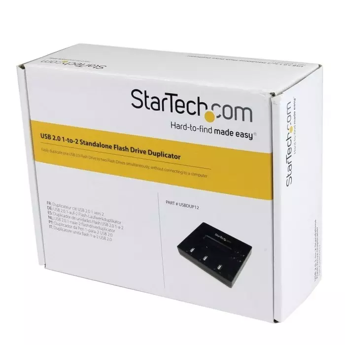 StarTech.com USB 2.0 Hard Drive Dock Duplicator for 3 Drives USB Flash Drive Hard Drive, USBDUP12