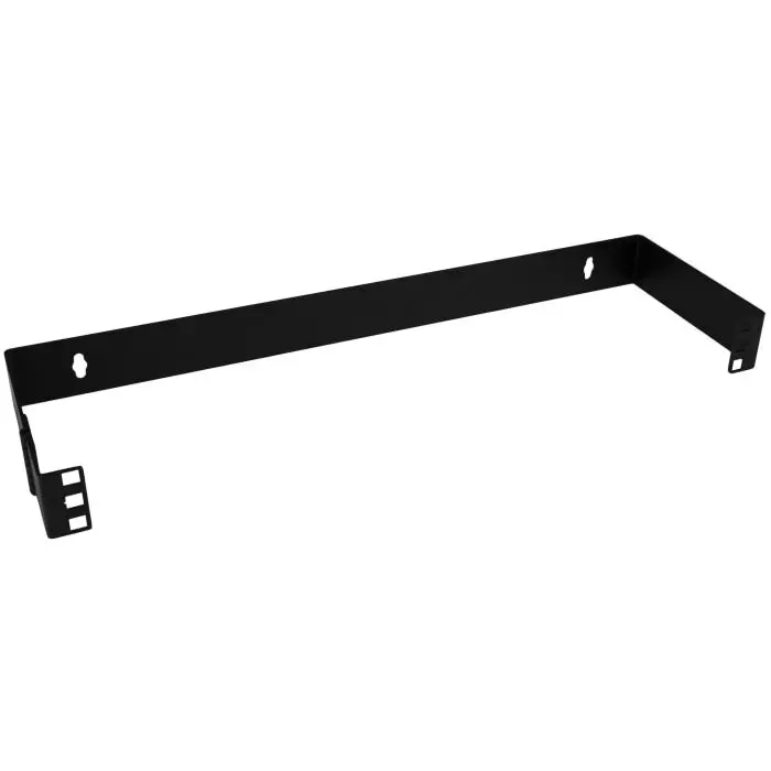 StarTech.com Black 1U Steel Bracket with 2-Post Frame 152 x 501 x 44mm, WALLMOUNTH1