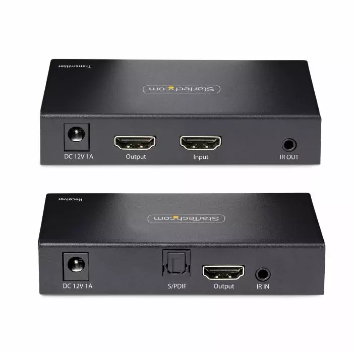 StarTech.com HDMI over CAT 5 CAT 6 Receiver & Transmitter 70m 3840x2160 Maximum Resolution, 4K70IC-EXTEND-HDMI