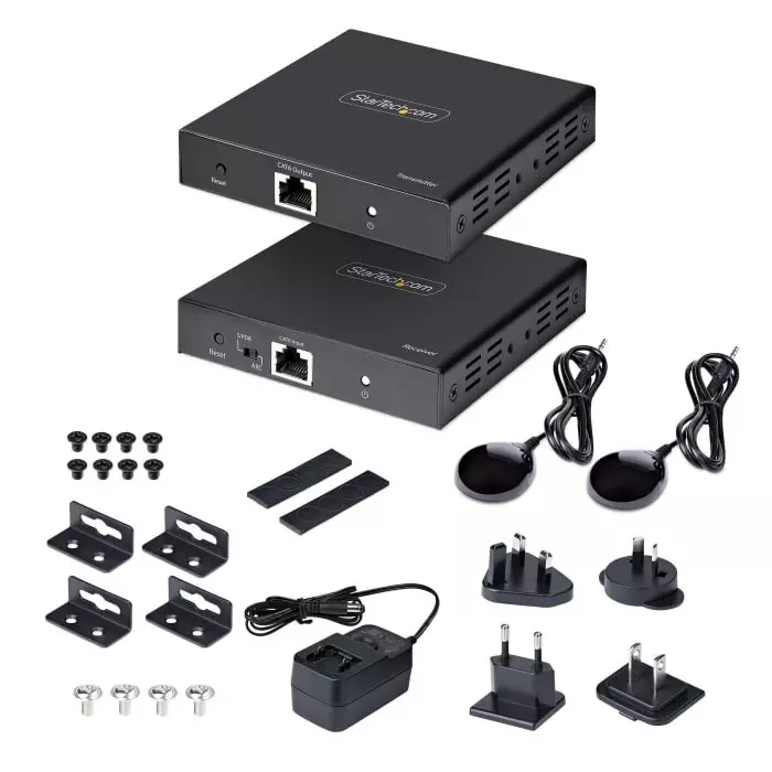 StarTech.com HDMI over CAT 5 CAT 6 Receiver & Transmitter 70m 3840x2160 Maximum Resolution, 4K70IC-EXTEND-HDMI