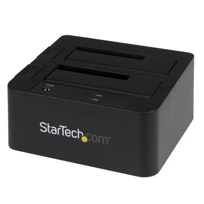 StarTech.com eSATA USB 3.0 Hard Drive Docking Station for 2 Drives SATA Hard Drive 2.5 x 3.5in, SDOCK2U33EB