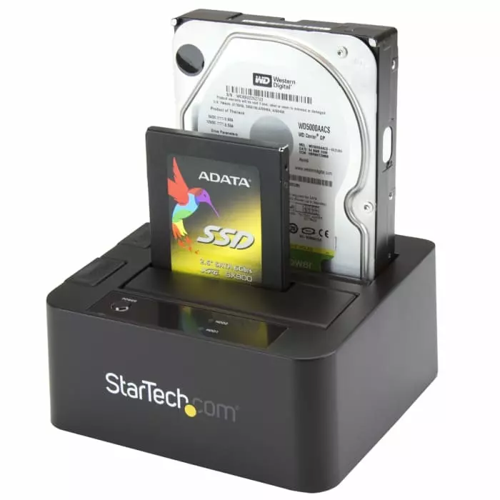 StarTech.com eSATA USB 3.0 Hard Drive Docking Station for 2 Drives SATA Hard Drive 2.5 x 3.5in, SDOCK2U33EB