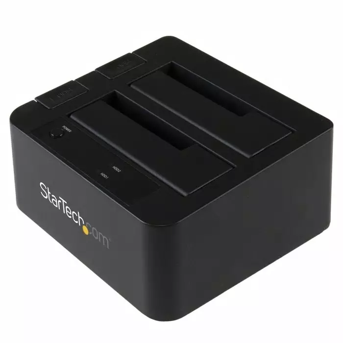 StarTech.com USB 3.1 Gen 2 Hard Drive Docking Station for 2 Drives SATA Hard Drive 2.5 x 3.5in, SDOCK2U313