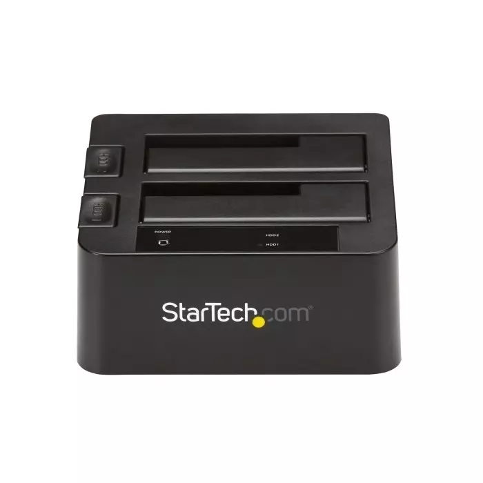 StarTech.com USB 3.1 Gen 2 Hard Drive Docking Station for 2 Drives SATA Hard Drive 2.5 x 3.5in, SDOCK2U313