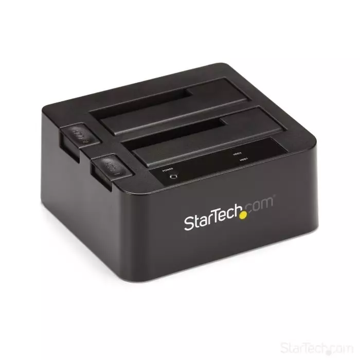 StarTech.com USB 3.1 Gen 2 Hard Drive Docking Station for 2 Drives SATA Hard Drive 2.5 x 3.5in, SDOCK2U313