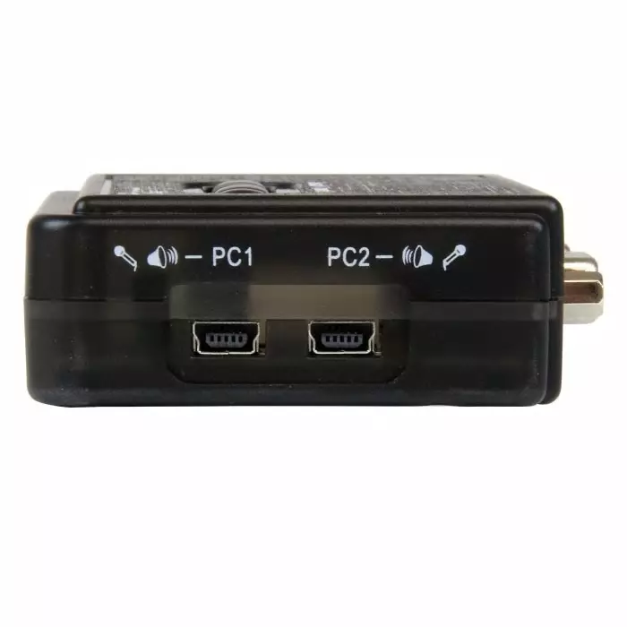 StarTech.com 2 Port USB VGA KVM Switch 3.5 mm Stereo 2048 x 1536 Maximum Resolution, SV211KUSB