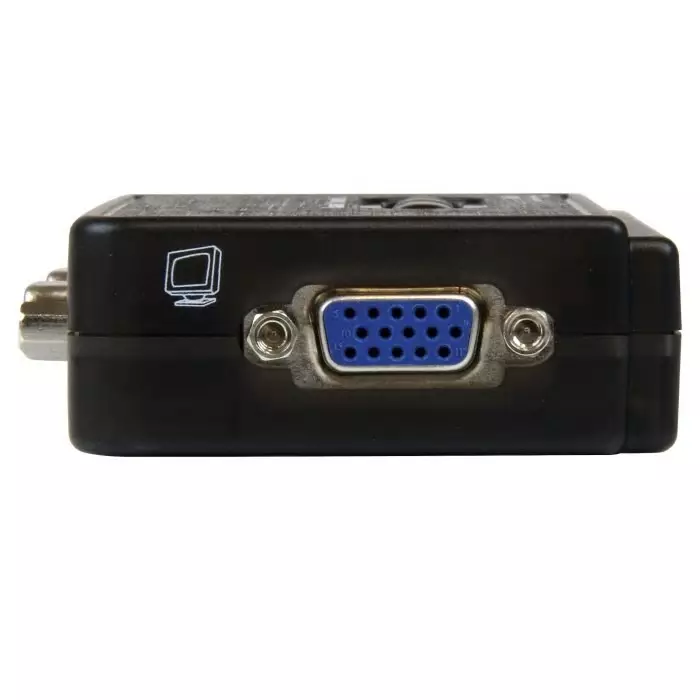 StarTech.com 2 Port USB VGA KVM Switch 3.5 mm Stereo 2048 x 1536 Maximum Resolution, SV211KUSB