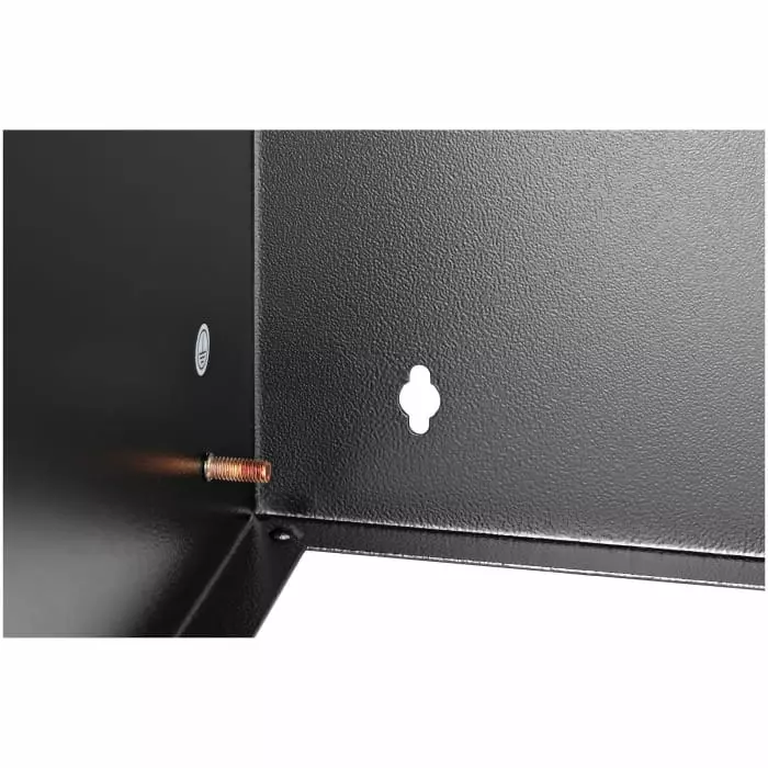 StarTech.com Black 12U Steel Server Rack with 2-Post Frame, WALLMNT12