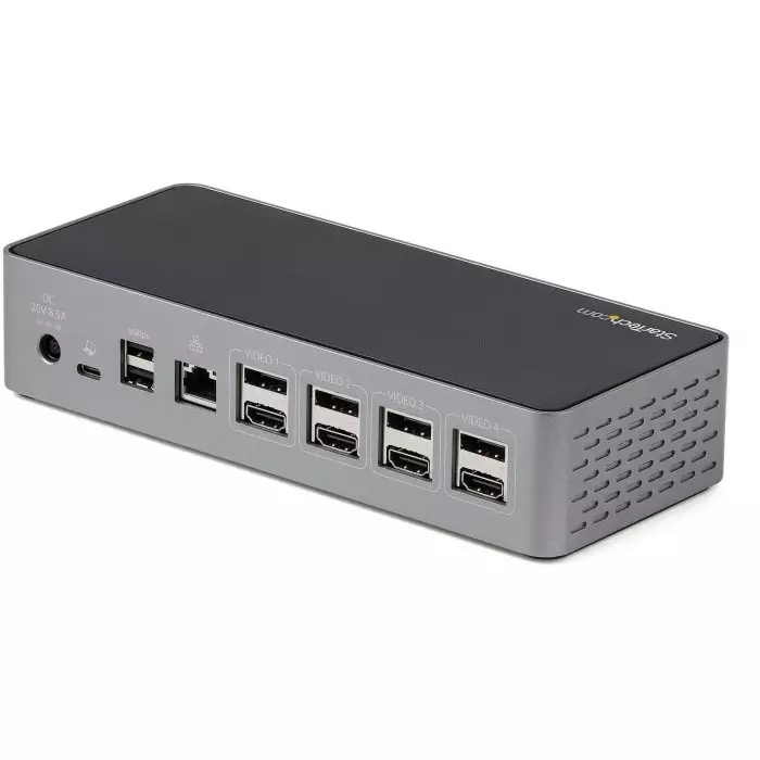 StarTech.com 4 4K USB-C Docking Station with DisplayPort HDMI - 4 x USB Ports USB C, DK31C4DPPDUE