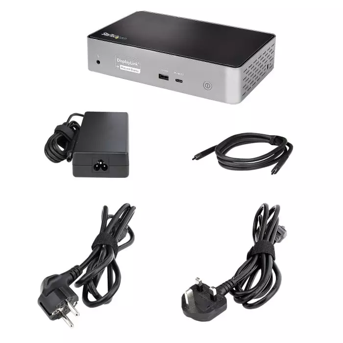 StarTech.com 4 4K USB-C Docking Station with DisplayPort HDMI - 4 x USB Ports USB C, DK31C4DPPDUE