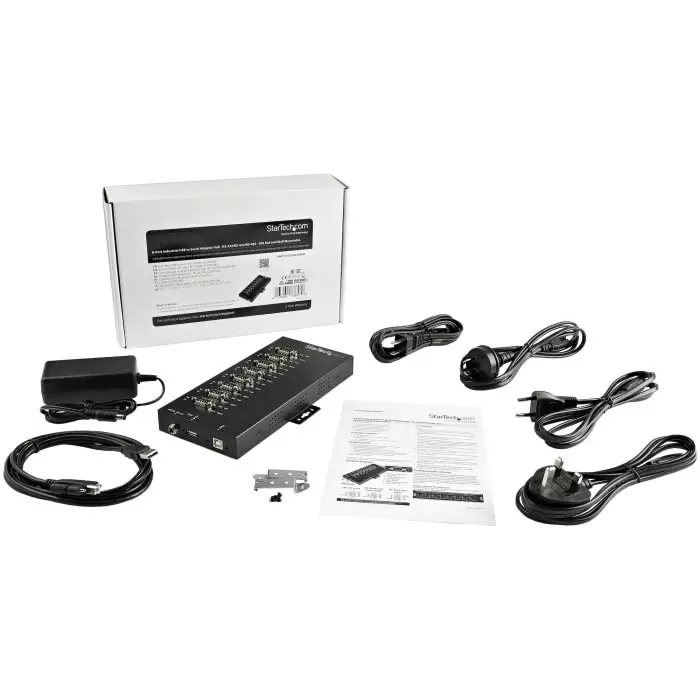 StarTech.com RS232 RS422 RS485 USB B Male to D-sub 9 Pin Male Interface Converter, ICUSB234858I