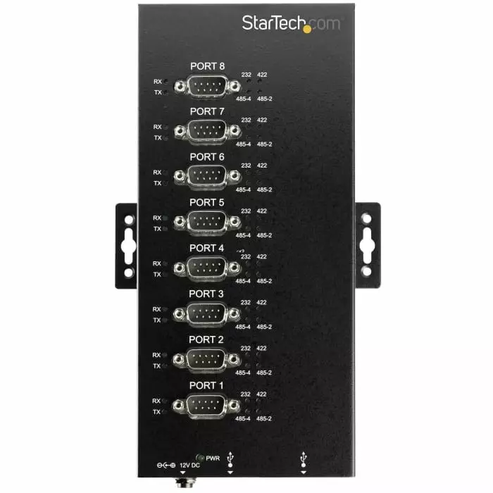 StarTech.com RS232 RS422 RS485 USB B Male to D-sub 9 Pin Male Interface Converter, ICUSB234858I