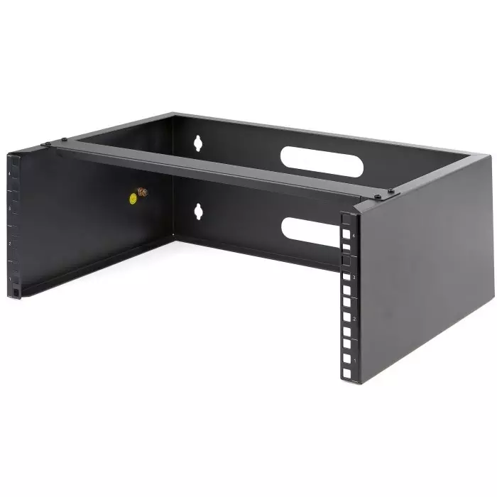 StarTech.com Black 4U Steel Server Rack with 2-Post Frame, WALLMOUNT4