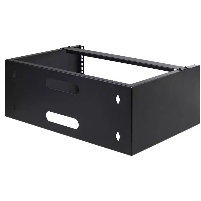 StarTech.com Black 4U Steel Server Rack with 2-Post Frame, WALLMOUNT4