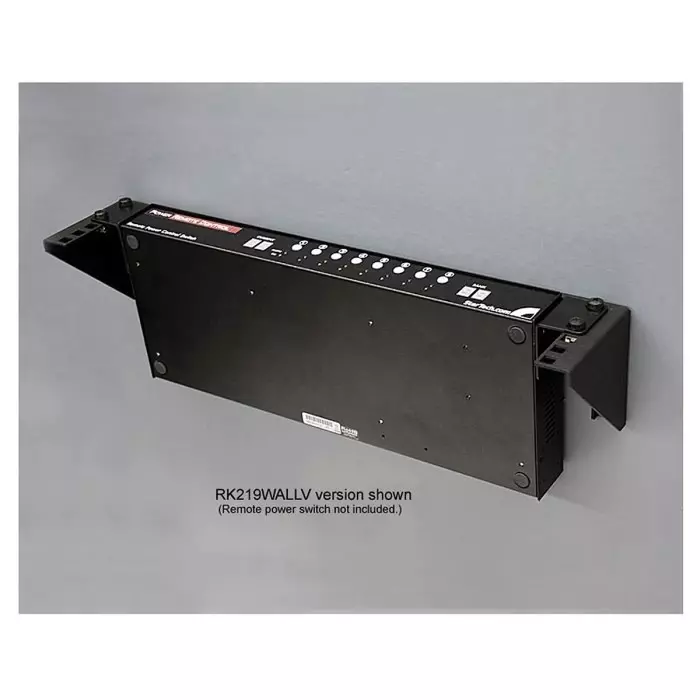 StarTech.com Black 1U Steel Server Rack with 4-Post Frame, RK119WALLV