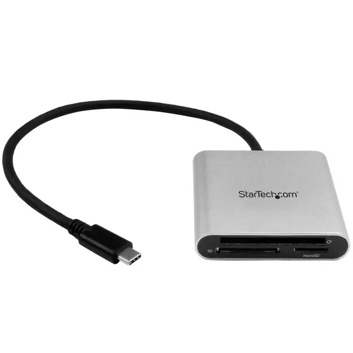 StarTech.com 3 Port USB 3.0 External Multi Card Reader for Compact Flash Memory Cards, FCREADU3C