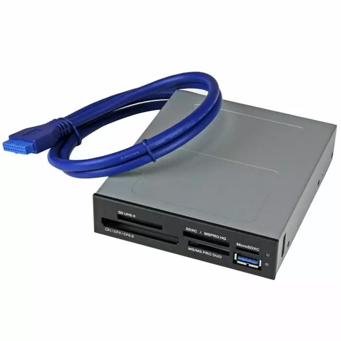 StarTech.com 6 Port USB 3.0 Internal Memory Card Reader for Multiple Memory Cards, 35FCREADBU3