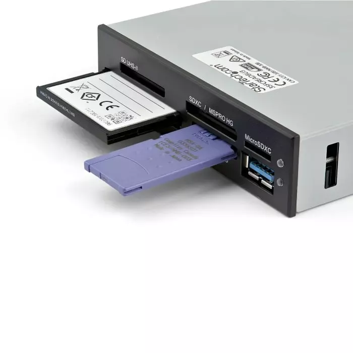 StarTech.com 6 Port USB 3.0 Internal Memory Card Reader for Multiple Memory Cards, 35FCREADBU3