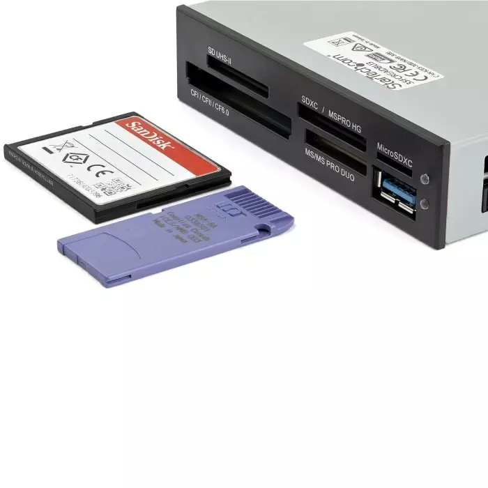 StarTech.com 6 Port USB 3.0 Internal Memory Card Reader for Multiple Memory Cards, 35FCREADBU3