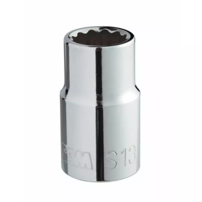 Sam Standard Socket 1/2 in Drive 20 mm 12 point 38 Overall Length, S-20