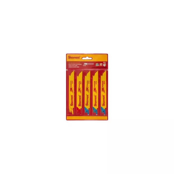 Starrett Reciprocating Saw Blade, SA290 (Pack of 5)