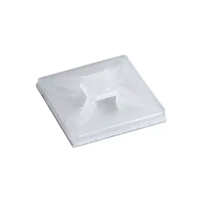 Thomas & Betts Self Adhesive Black Cable Tie Mount 29 mm x 29 mm 7.6 mm Max. Cable Tie Width, TC 5347 A