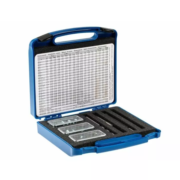BOLLHOFF Thread Repair Kit 64 Piece Kit, M6x1 Thread Size Range, 41851060000