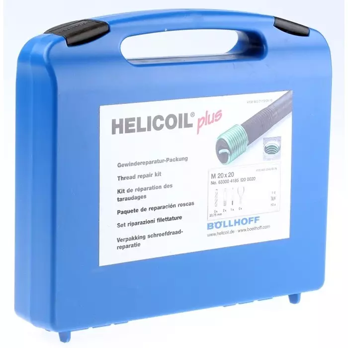 BOLLHOFF Thread Repair Kit 13 Piece Kit, M20x2.5 Thread Size Range, 41851200020