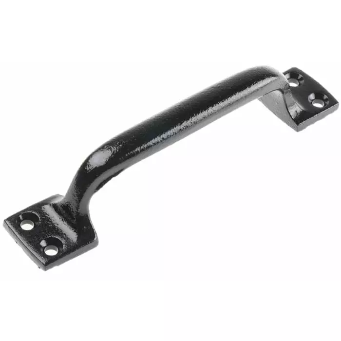 Steinbach & Vollman Carry Handle Cast Iron, Black, 160x28 mm, M5 Thread, 3873788 (Pack of 2)