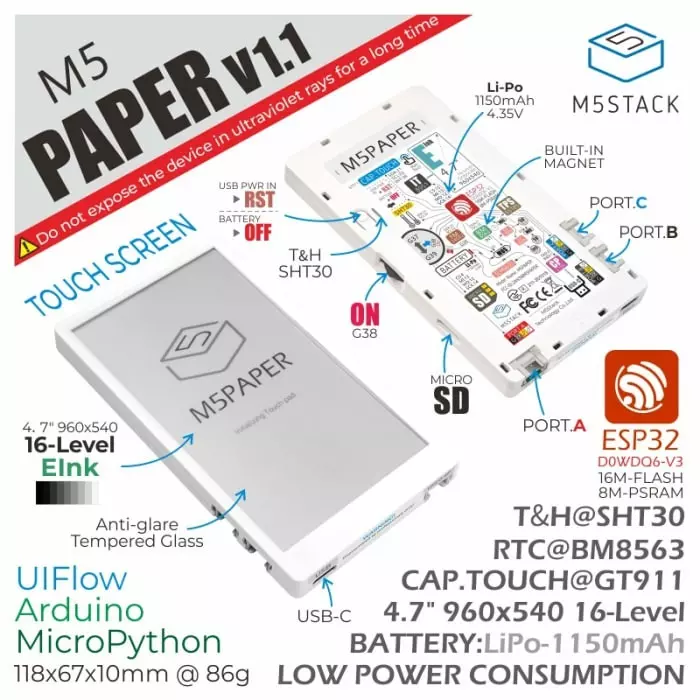 M5Stack Development Kit for Sensors, K049-B
