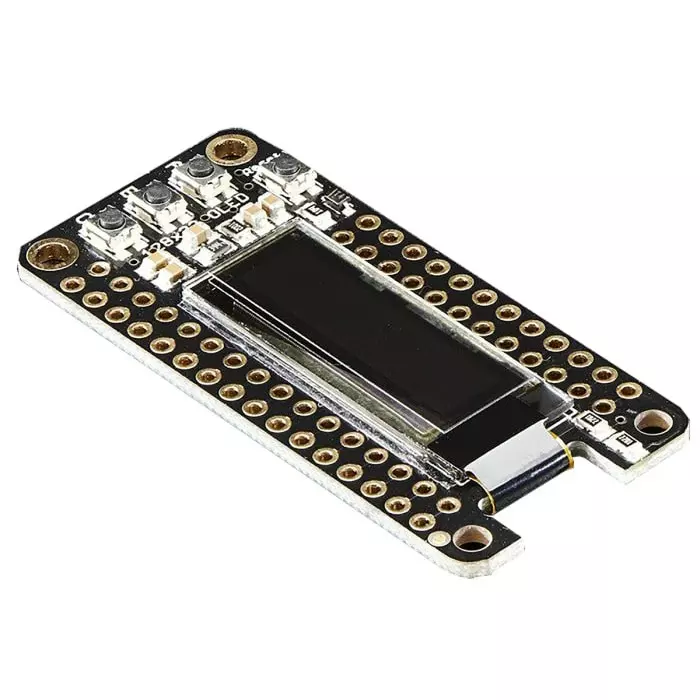 ADAFRUIT INDUSTRIES Feather Boards OLED FeatherWing Display Add On Board 128x32 monochrome OLED, 1in Diagonal Display Size, 2900