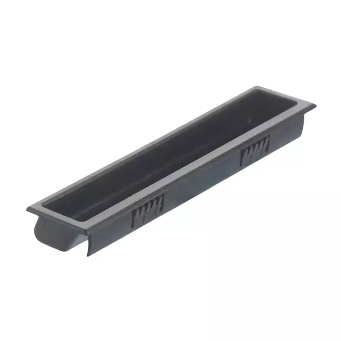 Savigny Black Powder Coating Polyamide Handle 19 mm Height 36.3 mm Width 93.5 mm Length, PEC 3693 PO