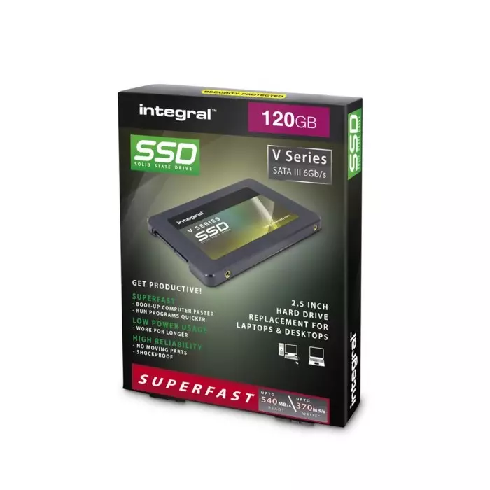Integral Memory SSD 2.5 inch 120 GB Internal SSD, INSSD120GS625V2