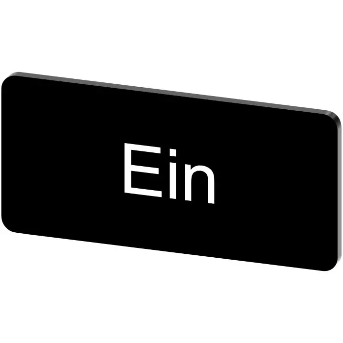 Siemens Labeling Plate, Ein, 3SU1900-0AC16-0AB0