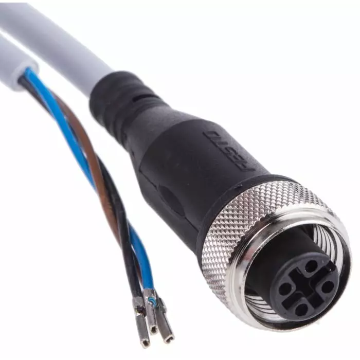 Festo Cable, NEBU Series, For Use With Energy Chain, NEBU-M12G5-K-5-LE3